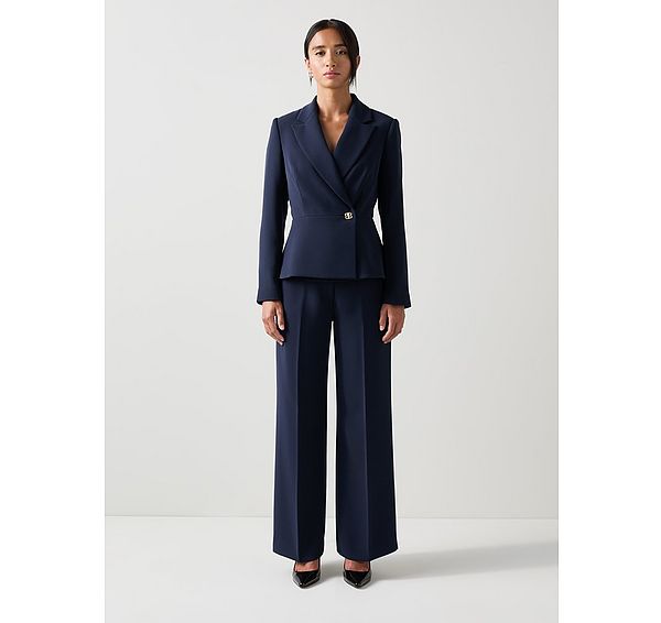 l.k. bennett Audrey Petite Spring Navy Jacket