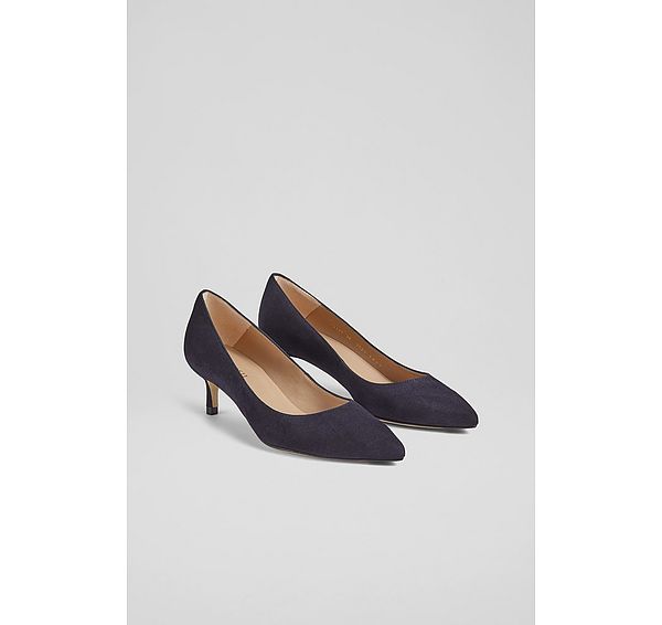 L.k. Bennett Audrey Tan Suede Closed Courts