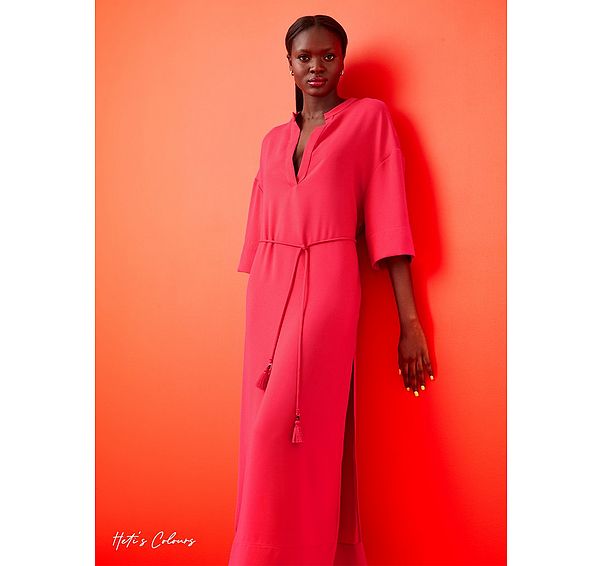 l.k. bennett Capri Red Maxi Kaftan
