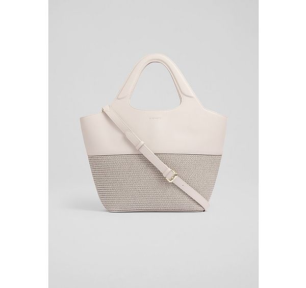 l.k. bennett Carly Mushroom Crossbody Tote Bag