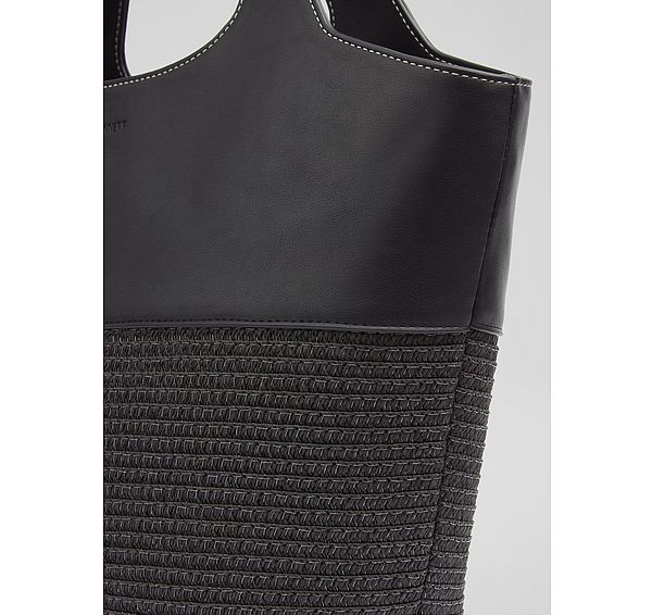 L.k. Bennett Carly Natural & Tan Crossbody Tote Bag