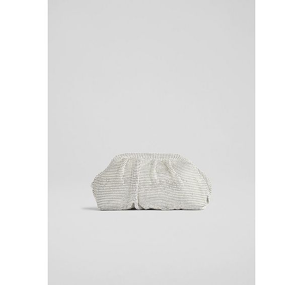 l.k. bennett Crystal Clear Crystal Frame Clutch Bag