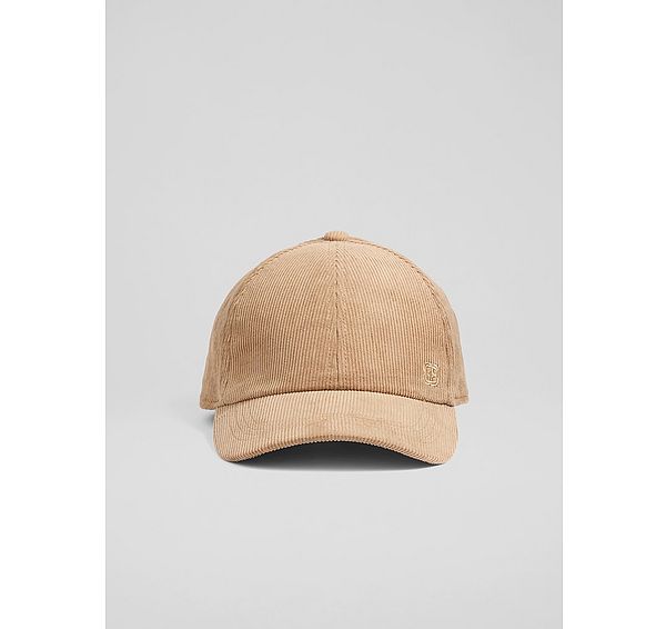 l.k. bennett Delaney Brown Tan Motif Classic Cap