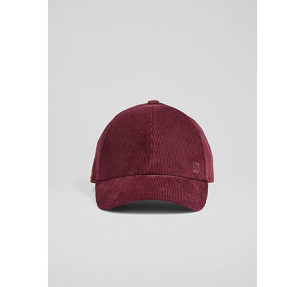 l.k. bennett Delaney Motif Red Burgundy Classic Cap