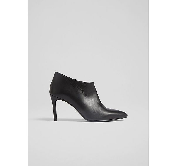 l.k. bennett Elle Black Leather Shoe Boots