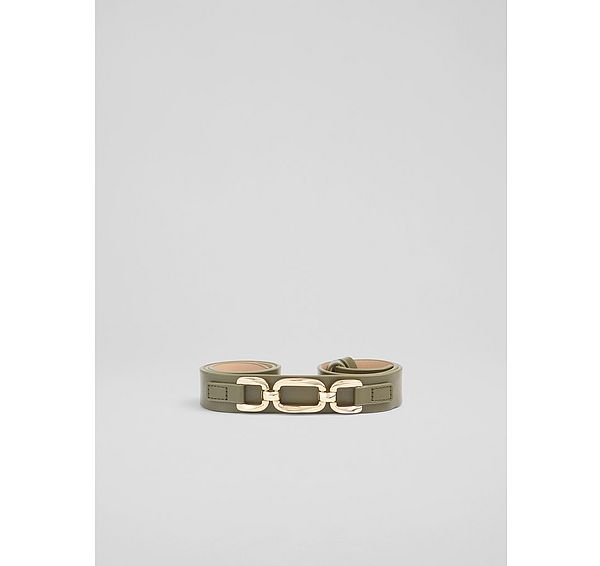 l.k. bennett Frankie Olive Snaffle Belt