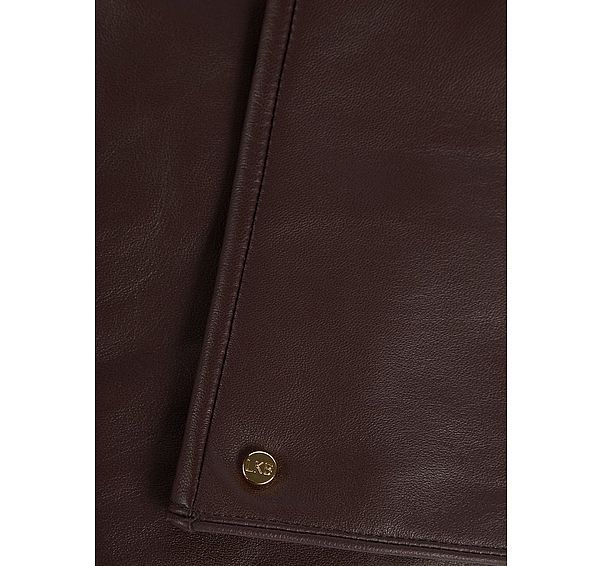 L.k. Bennett Gina Black Leather Gloves