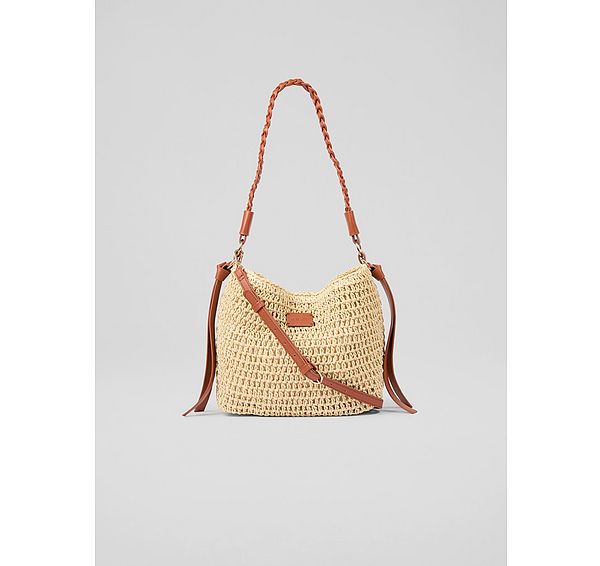 l.k. bennett Issie Natural & Tan Crossbody Bag