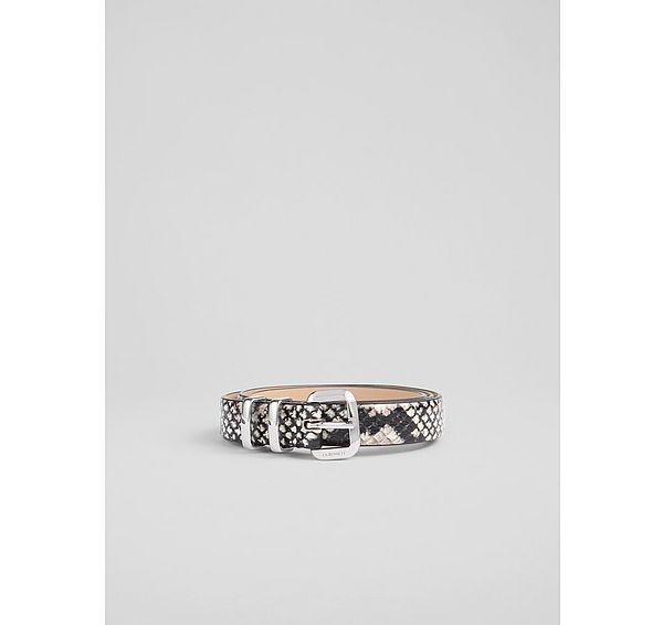l.k. bennett Jodie Snake Print Buckle Belt