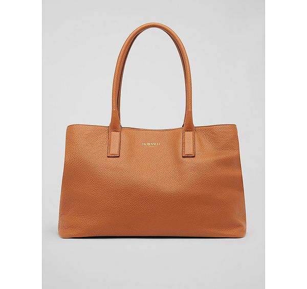 l.k. bennett Lillian Tan Tumbled Leather Tote Bag