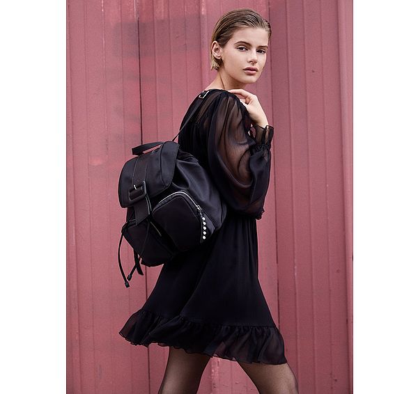 l.k. bennett LKB LONDON Viv Black Backpack