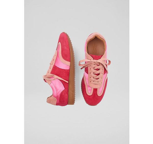 l.k. bennett Lkb Sport Pink Leather Runner Trainers