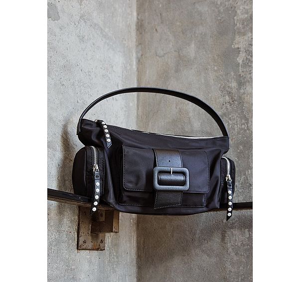 l.k. bennett Lkb Zig Black Shoulder Bag