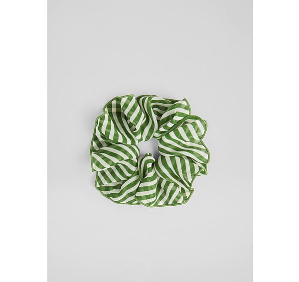 l.k. bennett Lolita Green Multi Scrunchie