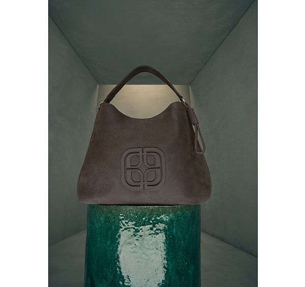 l.k. bennett Lou Lou Chocolate Leather Bag