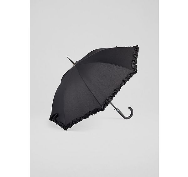 l.k. bennett Lulu Plain Black Walker Umbrella