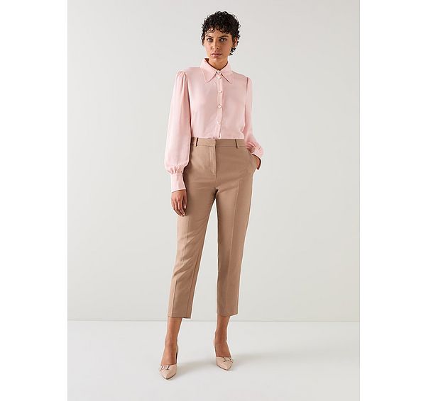 l.k. bennett Mariner Camel Cigarette Trousers