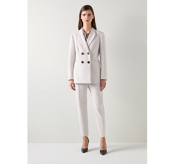 L.k. Bennett Mariner Putty Tailored Jacket