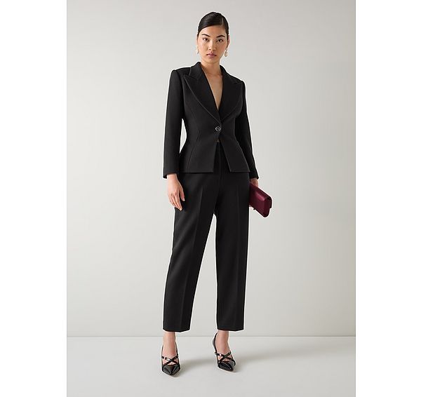 l.k. bennett Rosa Black Sculptured Jacket