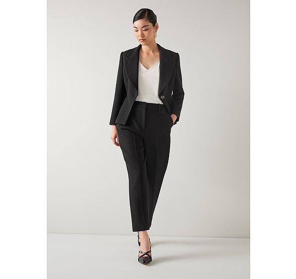 l.k. bennett Rosa Black Slim Trouser