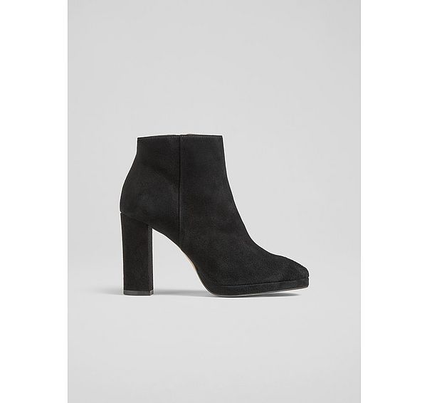l.k. bennett Sibella Black Platform Ankle Boot