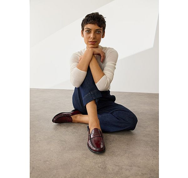 l.k. bennett Solo Bordeaux Casual Loafer