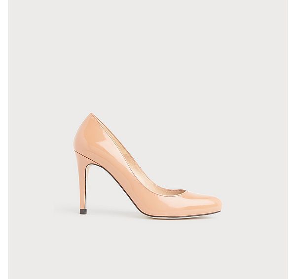 l.k. bennett Stila Dusty Rose Patent Closed Courts