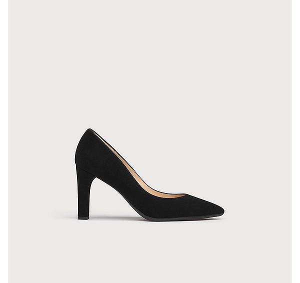 l.k. bennett Tess Black Suede Courts
