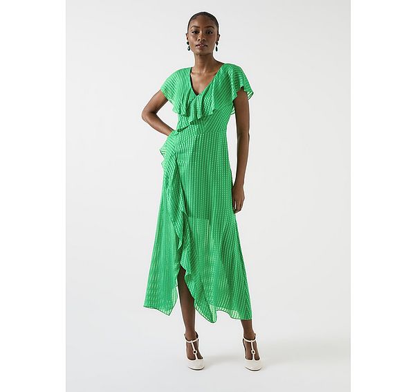 l.k. bennett Tori Green Statement Midi Dress