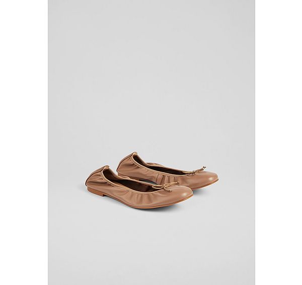 L.k. Bennett Trilly Metallic Ballet Pumps