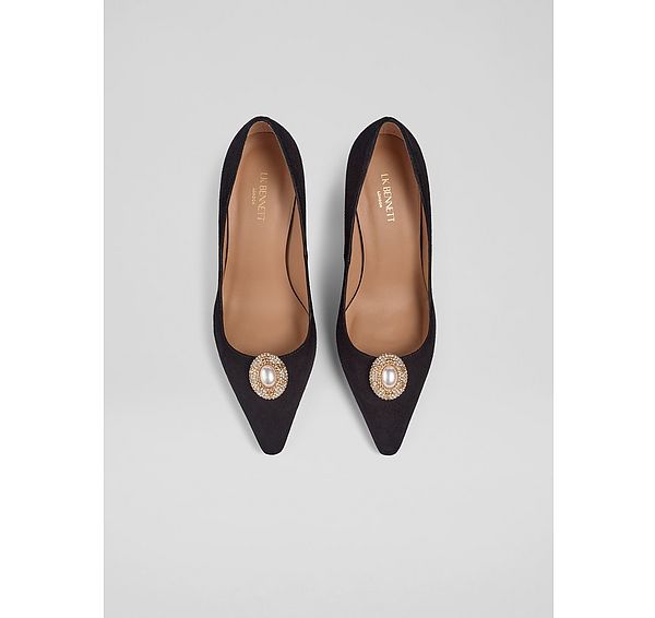 l.k. bennett Valeria Gold Shoe Clip