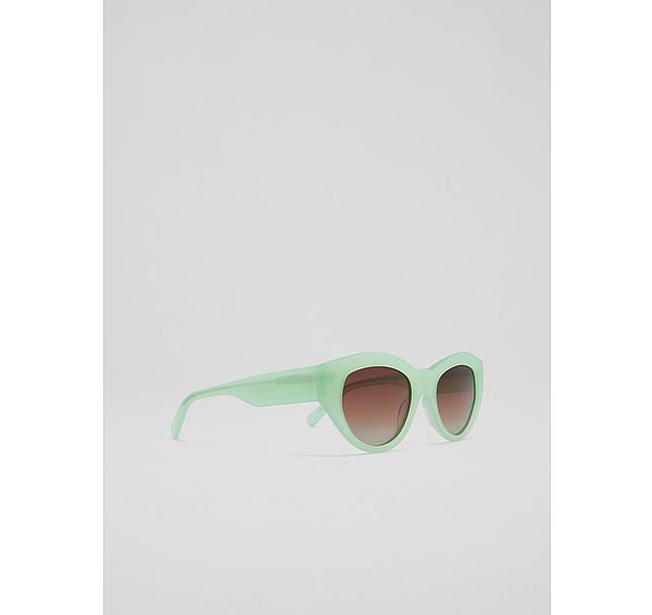 L.k. Bennett Luana Mint Acetate Cat Eye Sunglass Frame