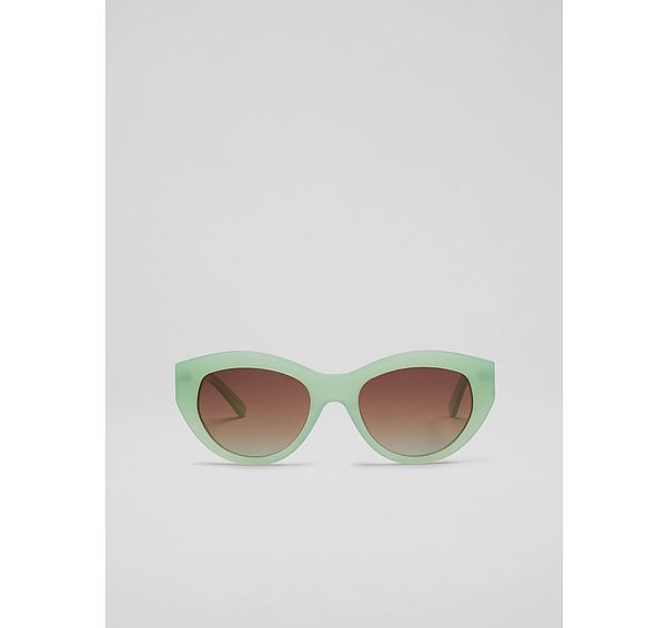 l.k. bennett Luana Mint Acetate Cat Eye Sunglass Frame