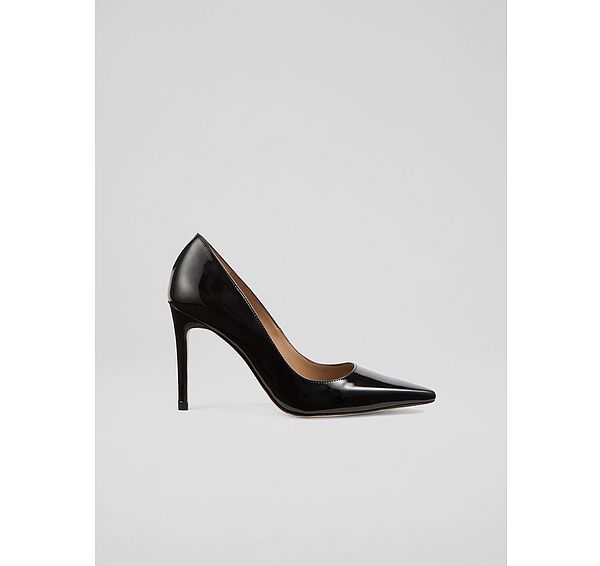 l.k. bennett New Fern Black Patent Pointed Toe Courts