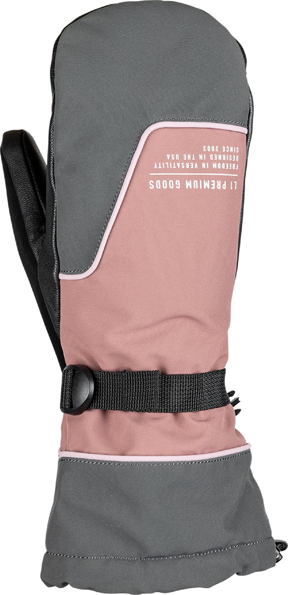 l1 premium outerwear L1 Sentinel Unisex Mitt Carbon/Burn Rose