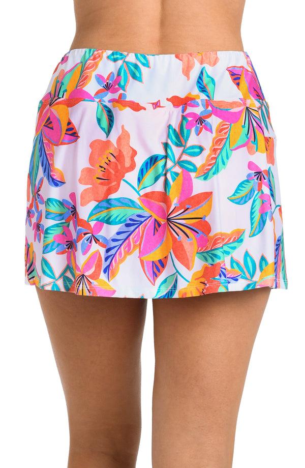 La Blanca 24th & Ocean Francesca Tropical Swim Skort Bottom - FINAL SALE