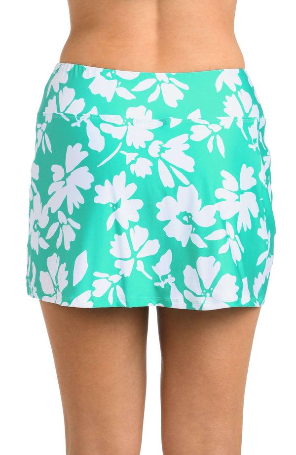 La Blanca 24th & Ocean Marseille Floral Swim Skort Bottom - FINAL SALE