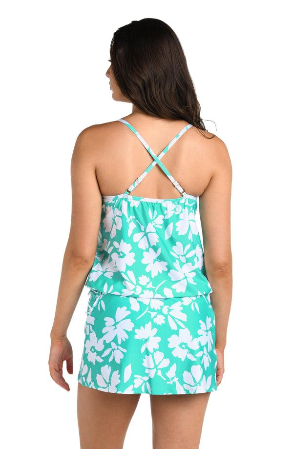 La Blanca 24th & Ocean Marseille Floral Swim Skort Bottom - FINAL SALE