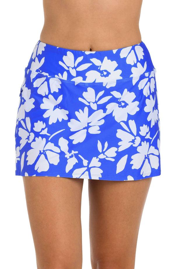 la blanca 24th & Ocean Marseille Floral Swim Skort Bottom - FINAL SALE