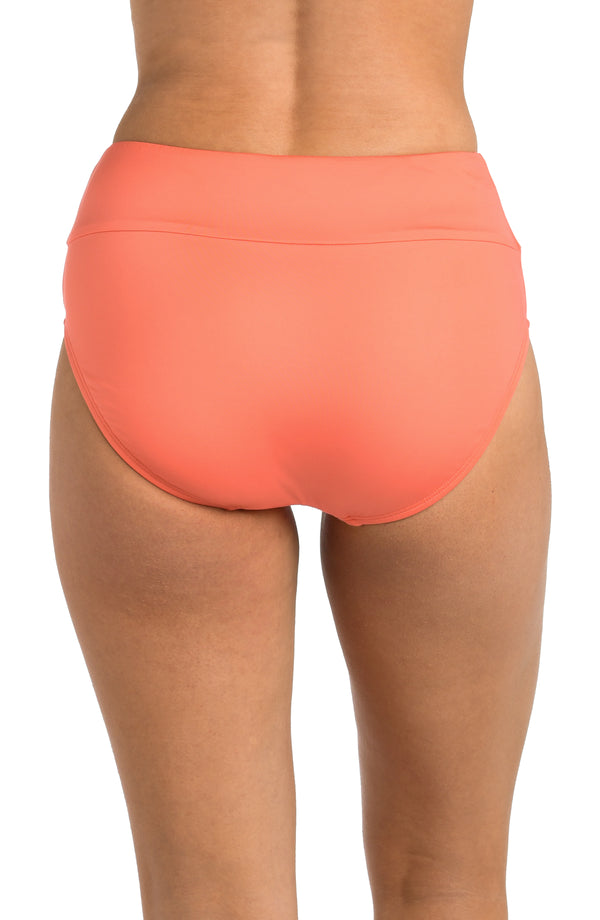 La Blanca 24th & Ocean Solid High Waist Bottom - FINAL SALE