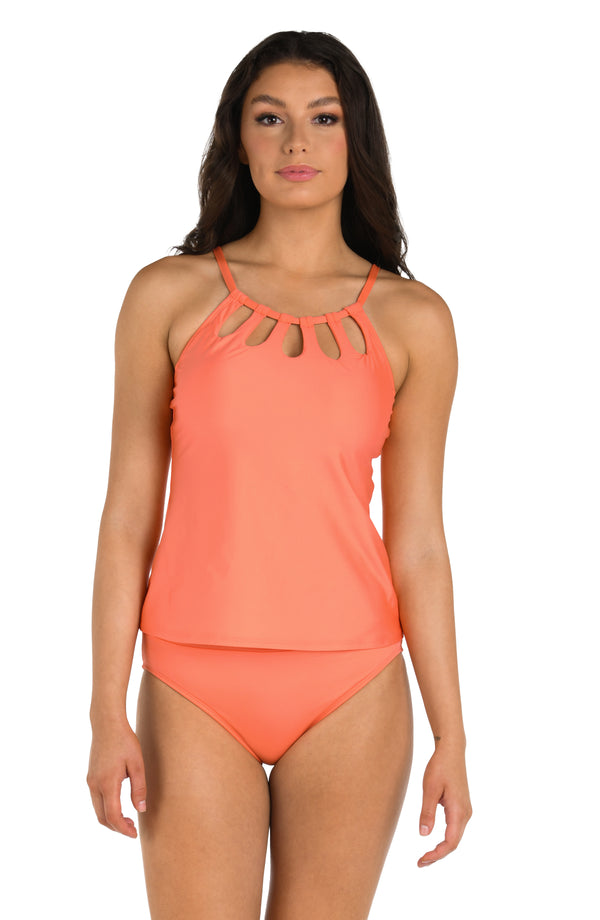 La Blanca 24th & Ocean Solid High Waist Bottom - FINAL SALE