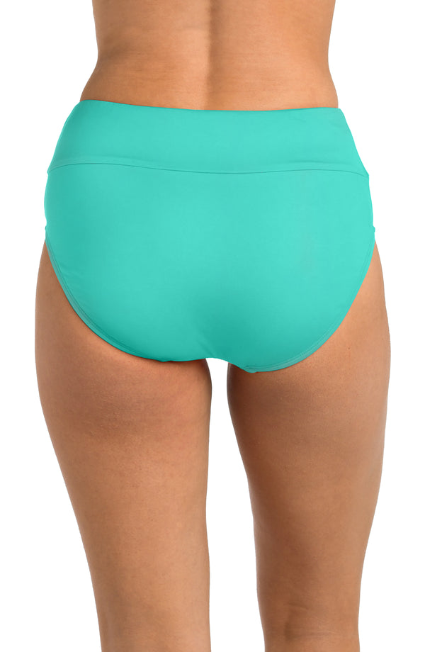 La Blanca 24th & Ocean Solid High Waist Bottom - FINAL SALE