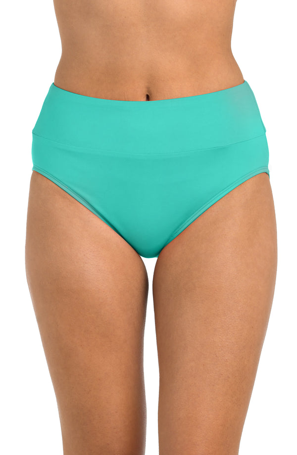 la blanca 24th & Ocean Solid High Waist Bottom - FINAL SALE
