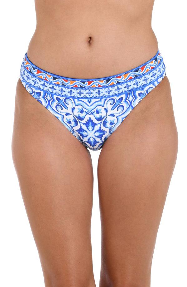 la blanca Alboran Sea Banded Hipster Bottom - FINAL SALE