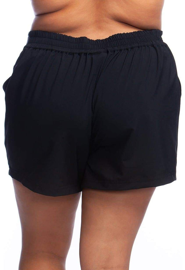 La Blanca All Aboard 4" Inseam Board Short - Black - FINAL SALE