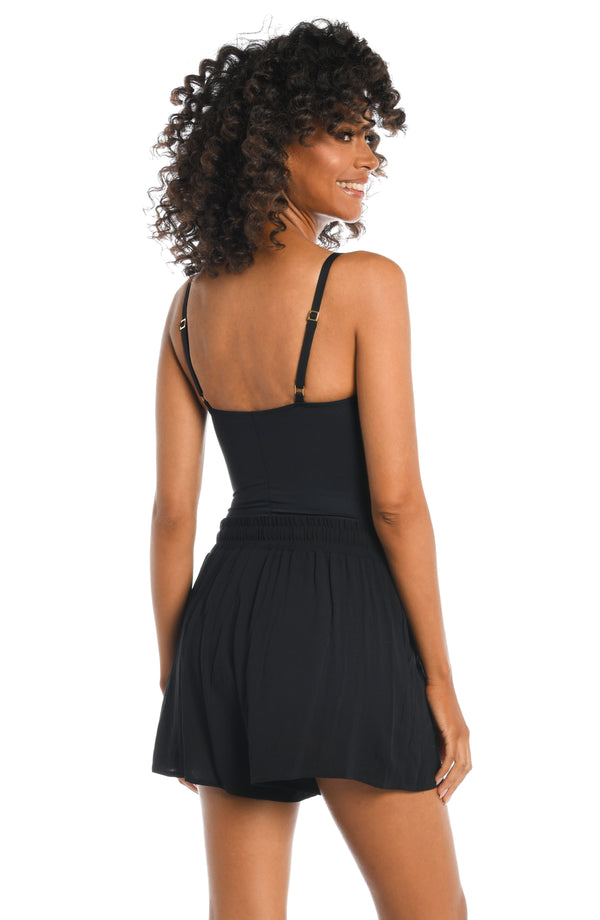 La Blanca Beachcomber Basics Beach Shorts - Black - FINAL SALE