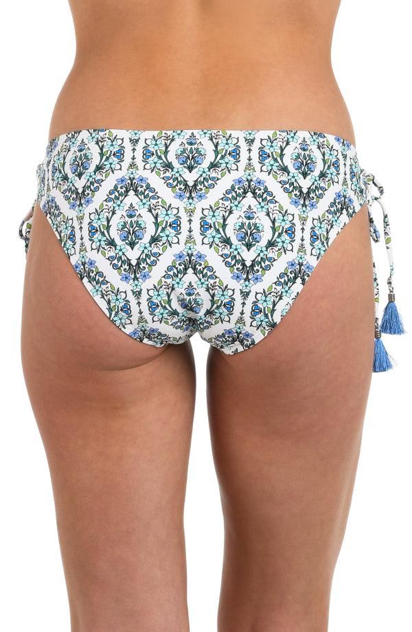 La Blanca Deja-Blue Diamond Side Tie Hipster Bottom