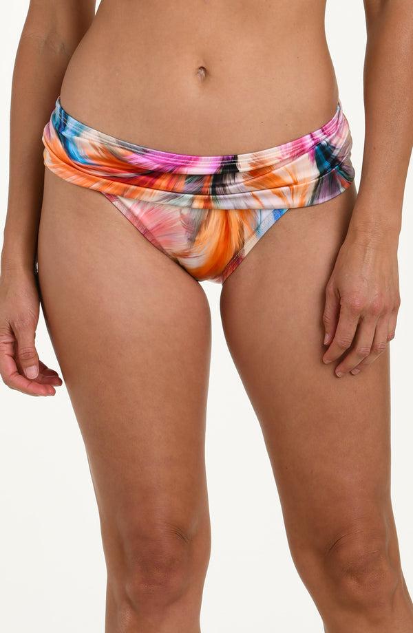 la blanca Feathered Impressions Shirred Band Hipster Bottom