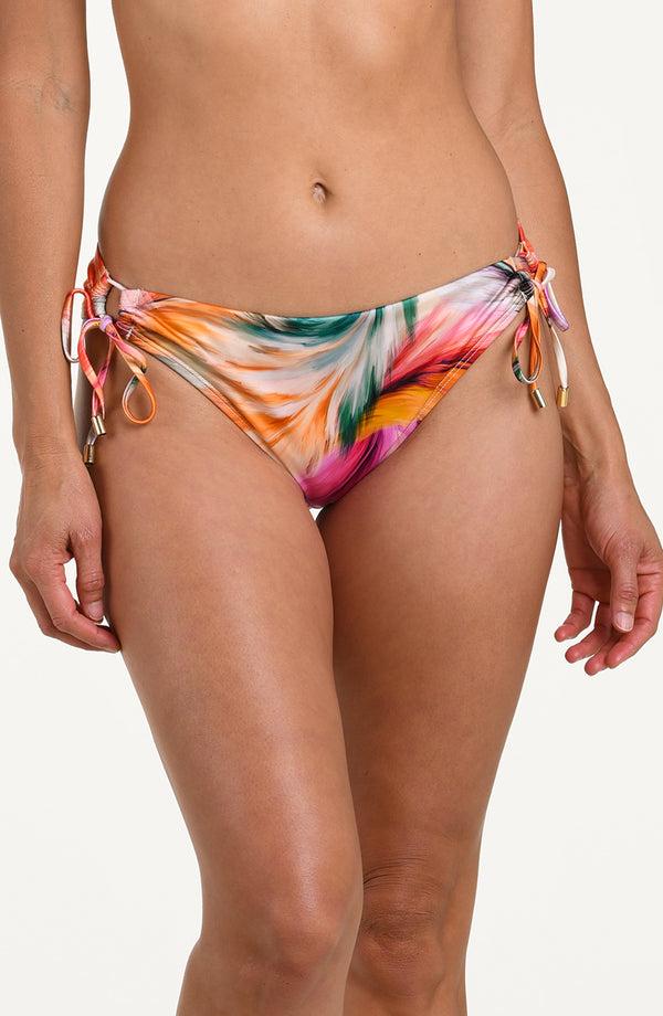 la blanca Feathered Impressions Side Tie Hipster Bottom
