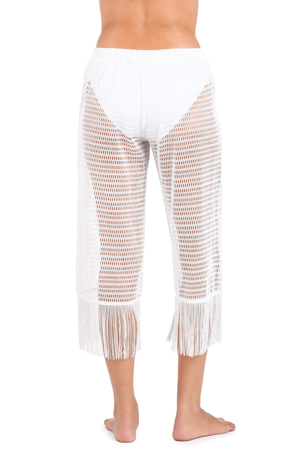La Blanca Fringed Out Cropped Pant (Unlined) - FINAL SALE